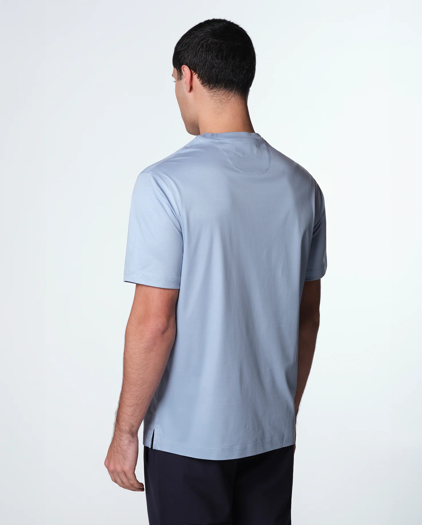 LUXE T-SHIRT - BABY BLUE - Image 3