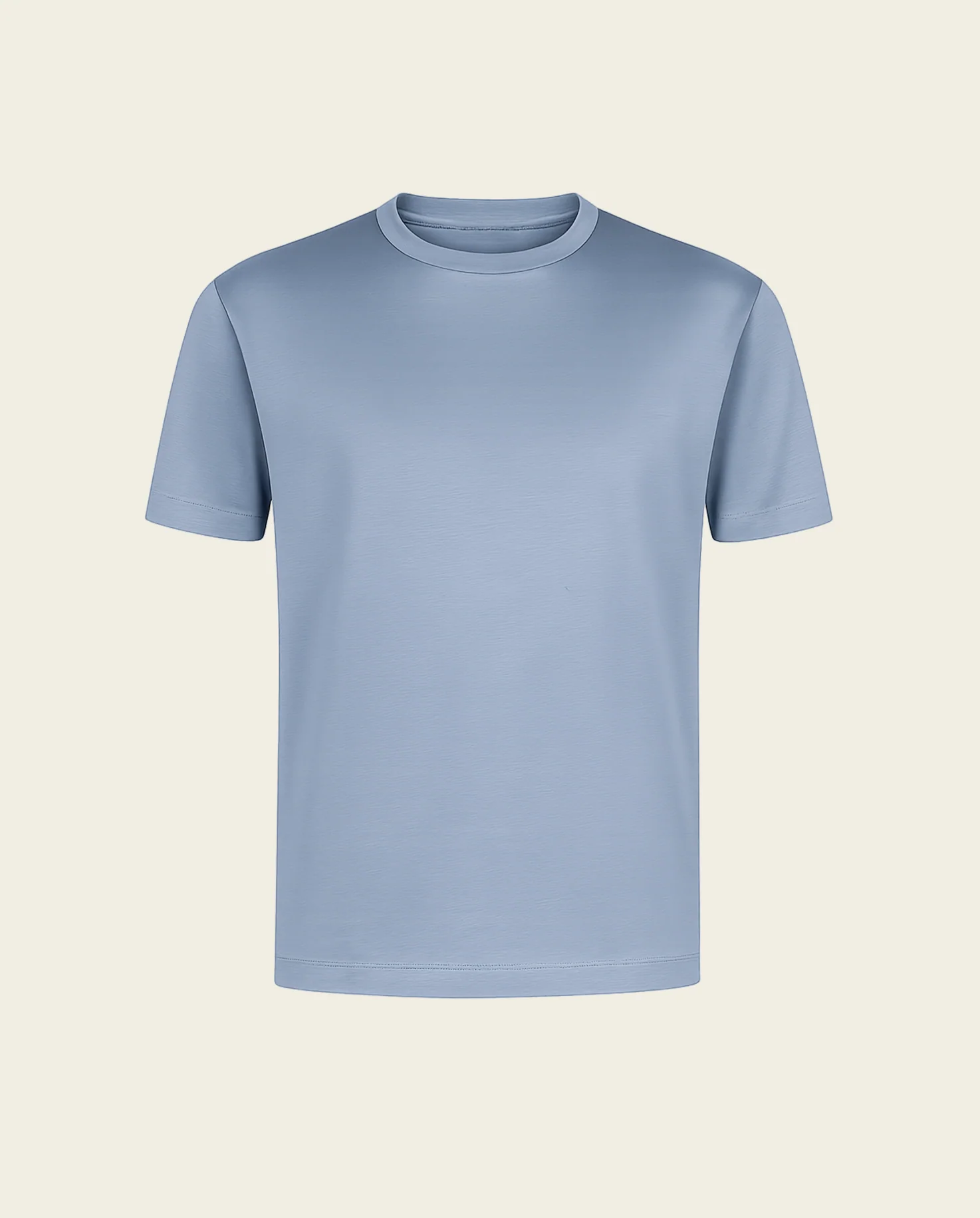 LUXE T-SHIRT - BABY BLUE - Image 4