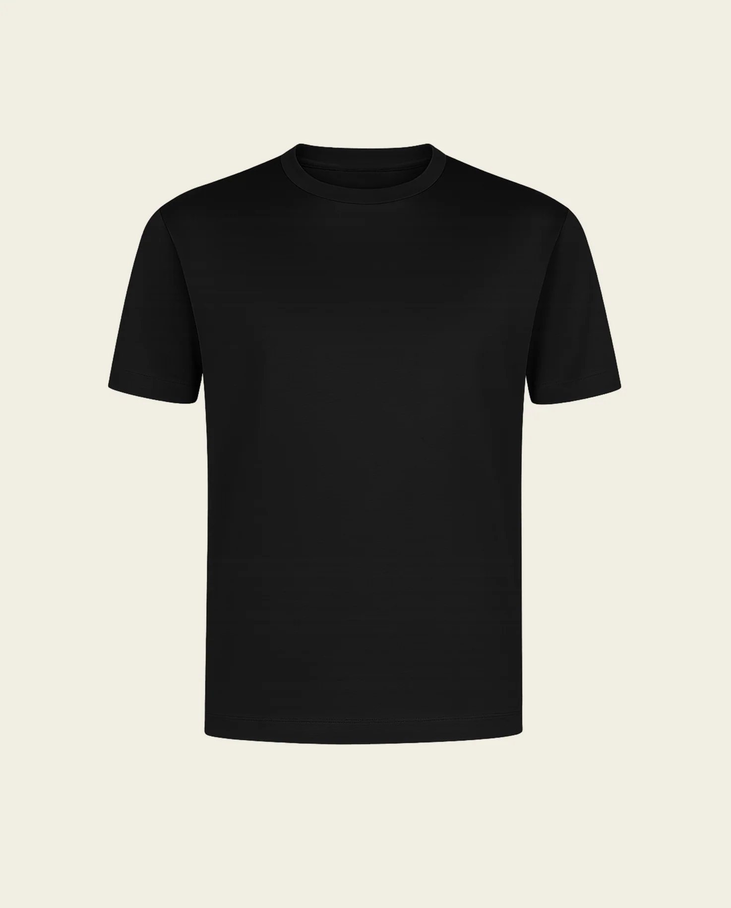 LUXE T-SHIRT - BLACK - Image 3