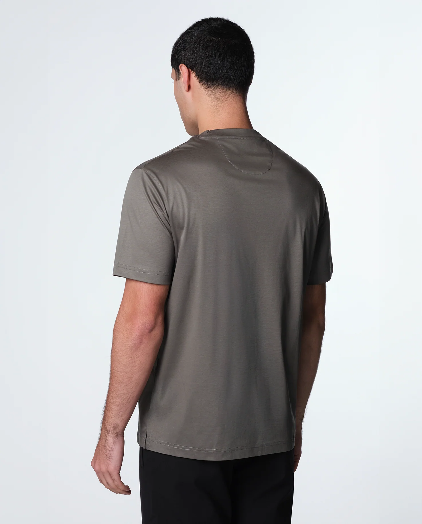 LUXE T-SHIRT - GREENISH GREY - Image 2