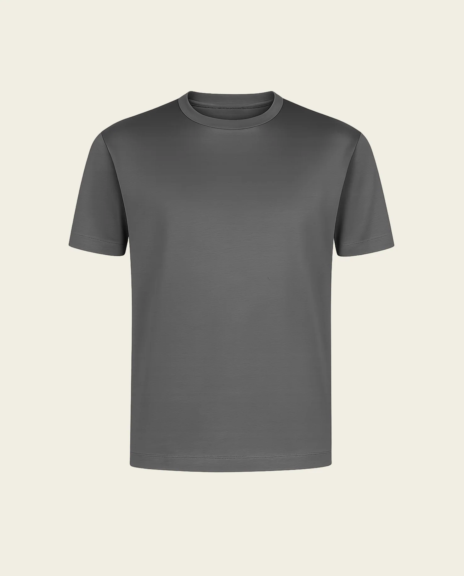 LUXE T-SHIRT - GREY - Image 3