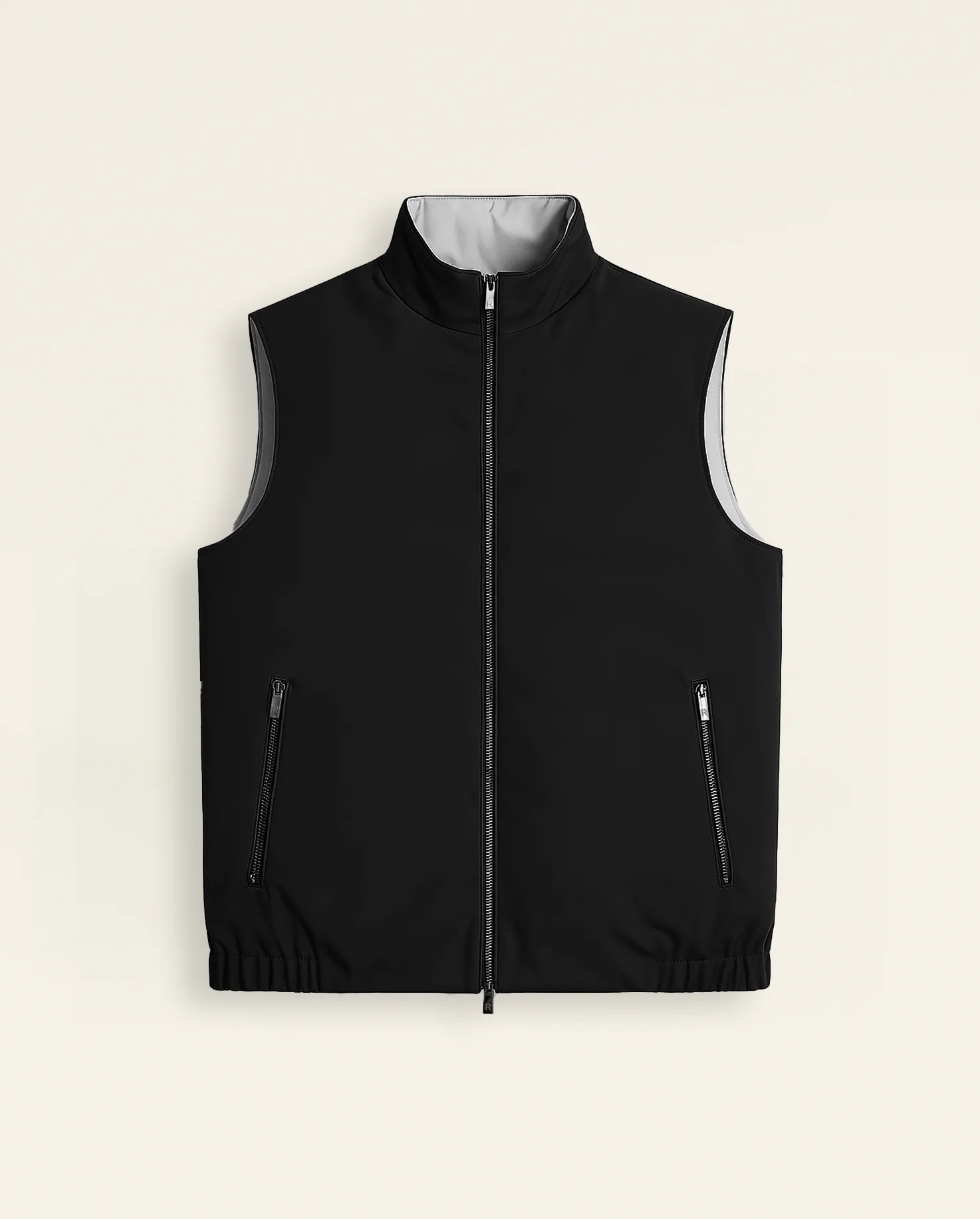 REVERSIBLE VEST - BLACK/GREY - Image 10