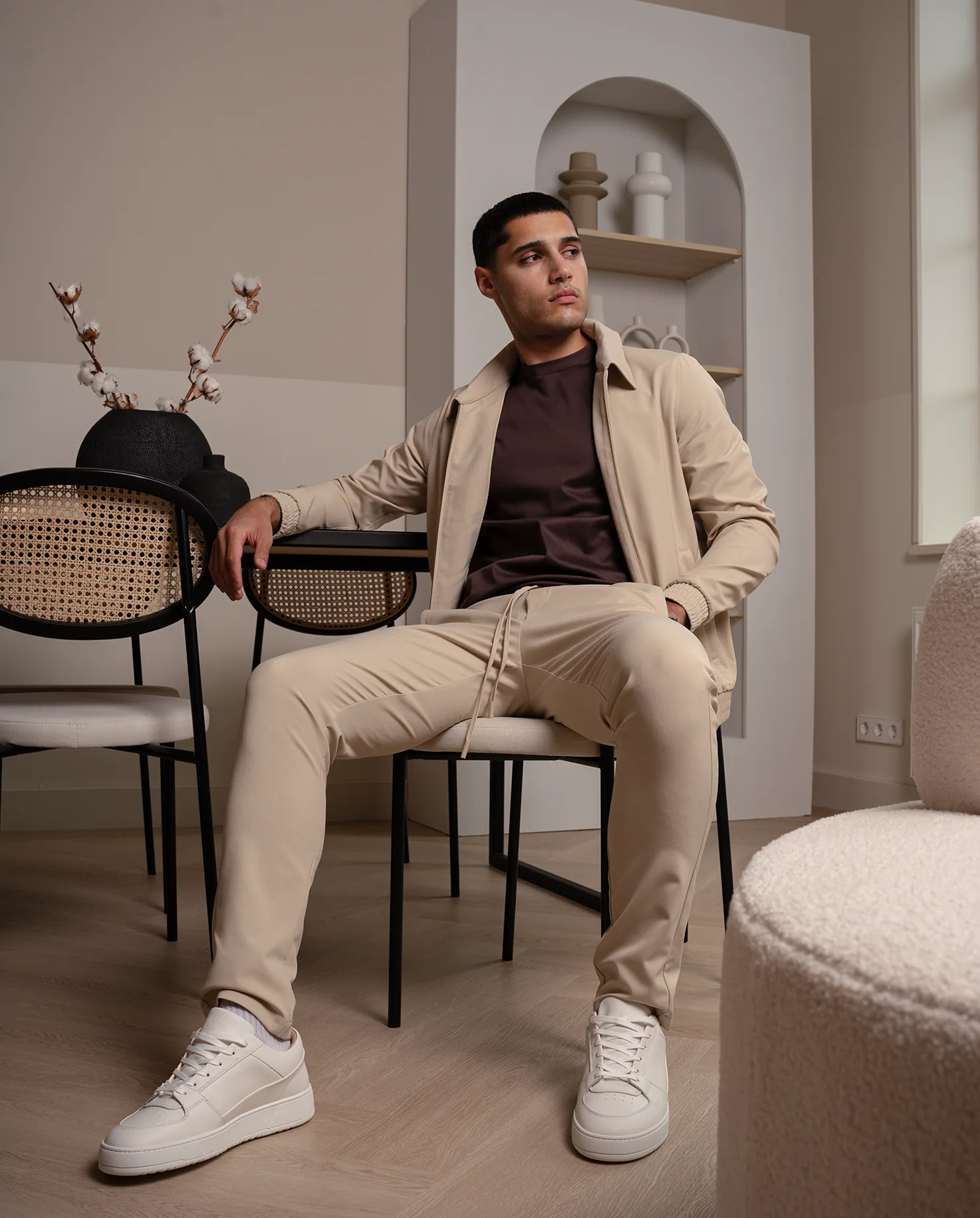 TECH JACKET - BEIGE - Image 7