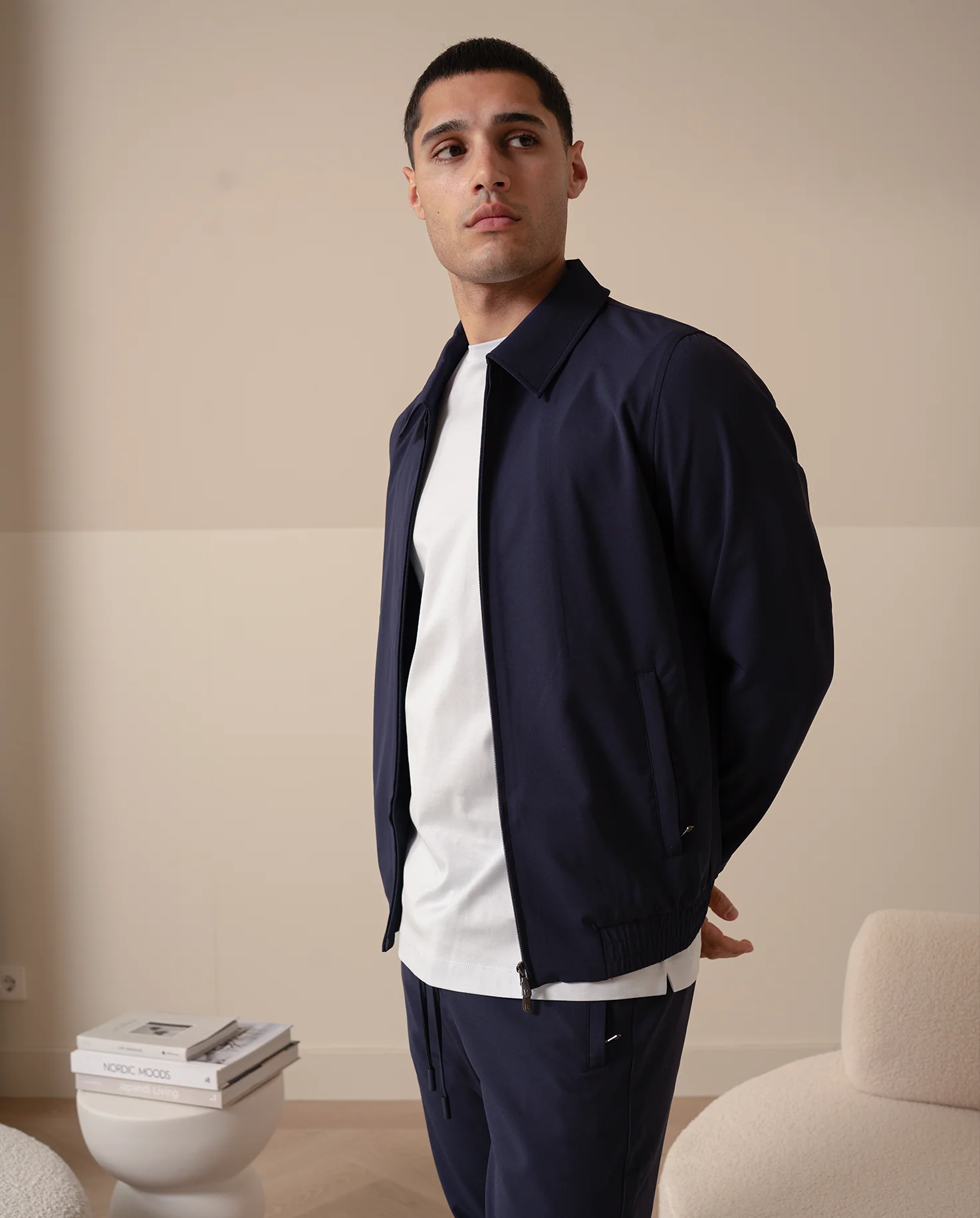 TECH JACKET - NAVY - Image 6