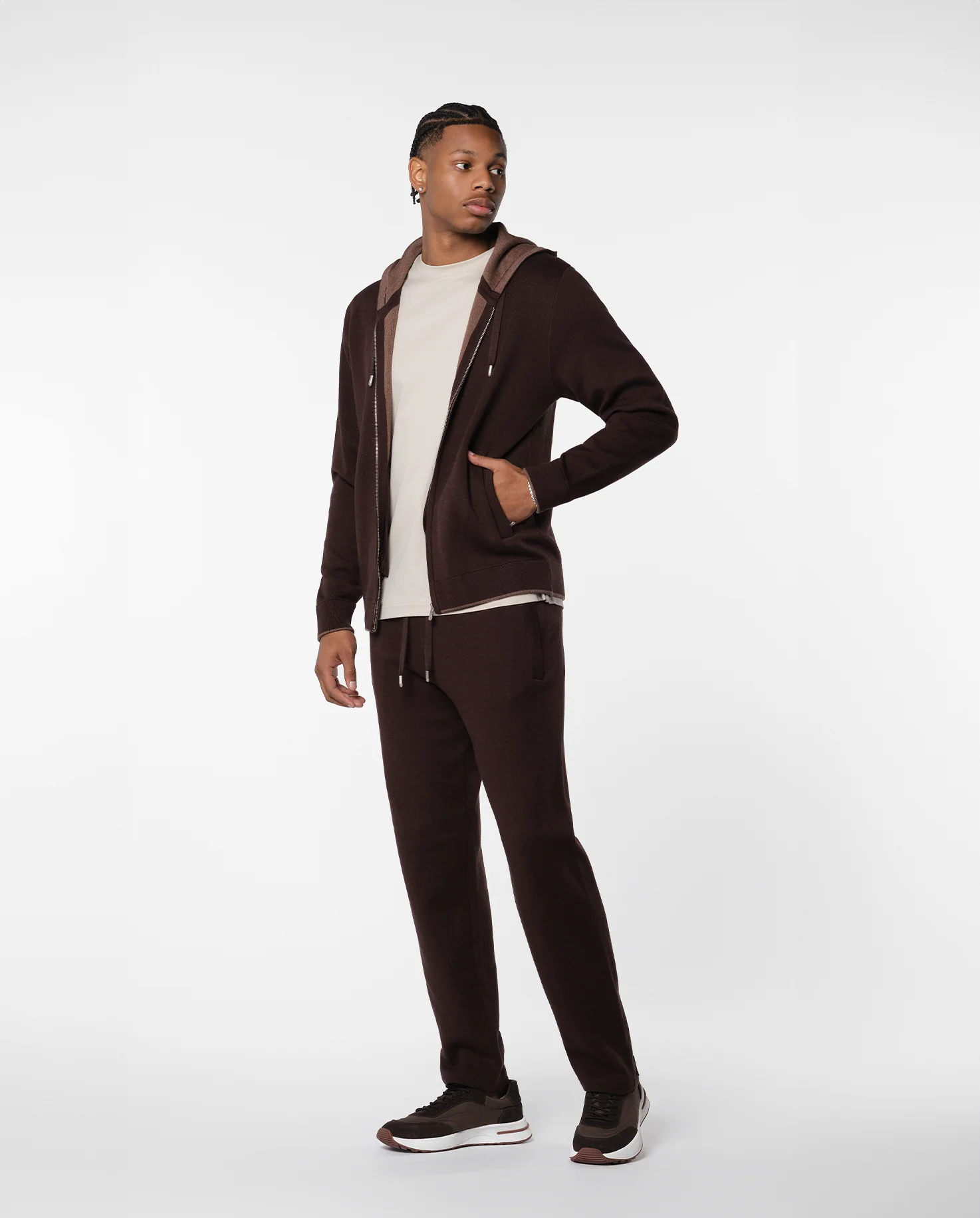 WEEKEND JOGGER - BROWN - Image 4